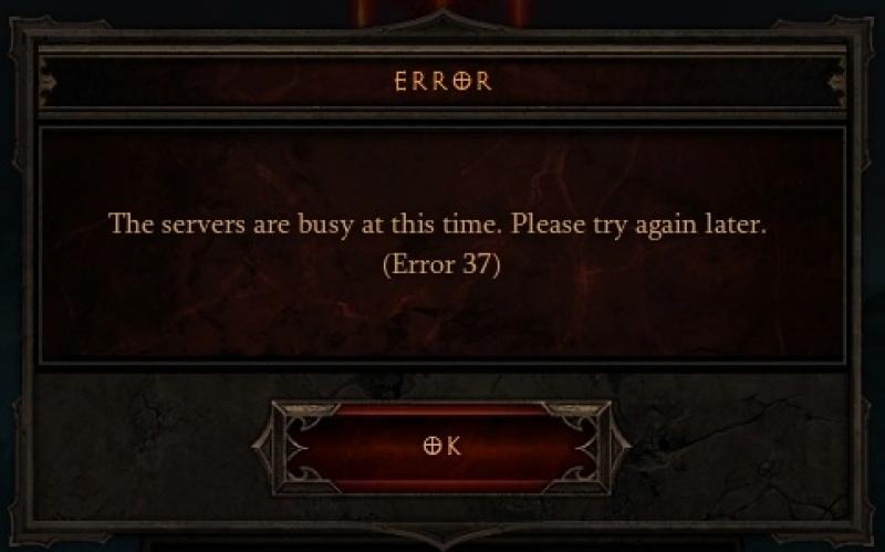 Diablo 3 – Error 37