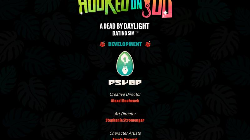 Hooked on You: A Dead by Daylight Dating Sim